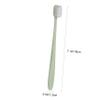 Vaguelly Toothbrush Set, 8 Count, with Soft Plastic Bristles for Sensitive Gums and Teeth, Includes Tongue Cleaner view 2