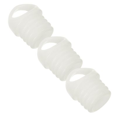 Replacement Drain Plugs for Mop Bucket, 3-Piece, 18 mm Rubber