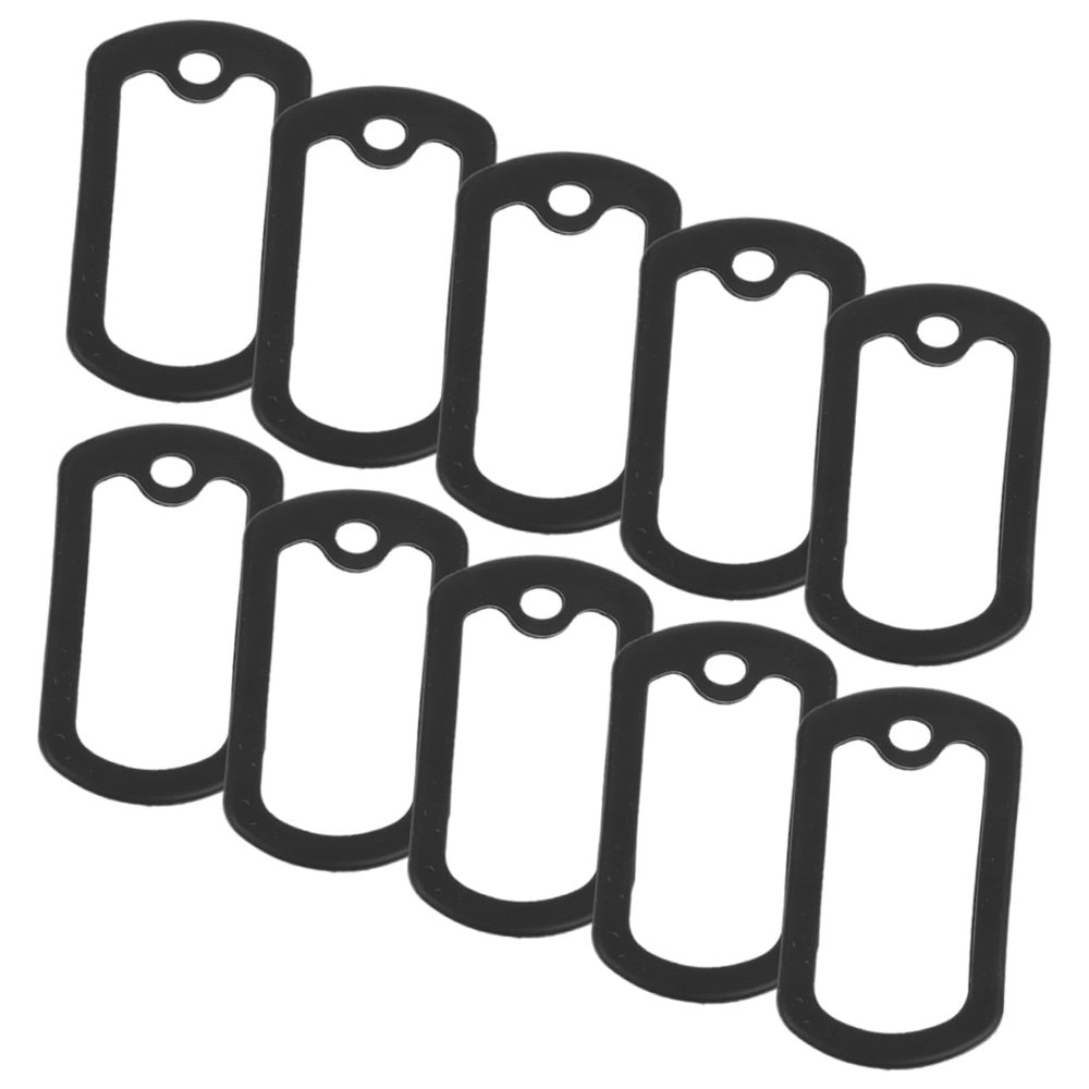 Toddmomy 10-Pack Dog Tag Silicone Covers