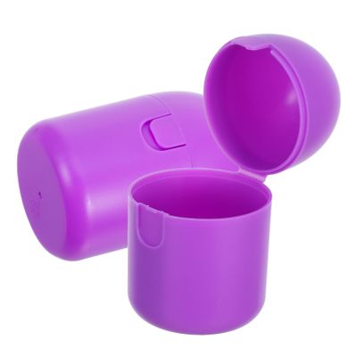 2 Purple PP Menstrual Cup Storage Boxes