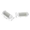 Happyyami Plastic Replacement Rollers for Electric Foot Files, 6-Pack view 2