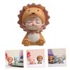 Yellow Resin Cake Ornament with Child Design view 2