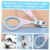 Toyvian Nail Clippers for Dogs and Cats, Pink Ergonomic Plastic Handle view 3