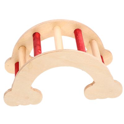 ibasenice Hamster Climbing Ladder with Wooden House
