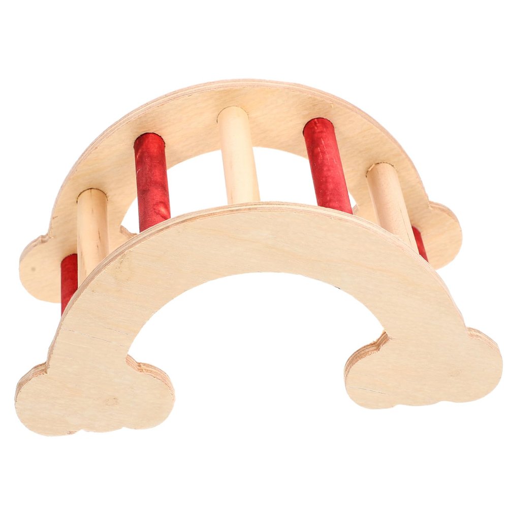 ibasenice Hamster Climbing Ladder with Wooden House