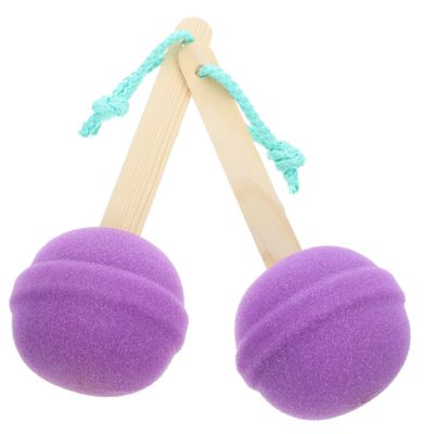 WRITWAA 2-Piece Reusable Body Massage Sponge Set with Exfoliating Function