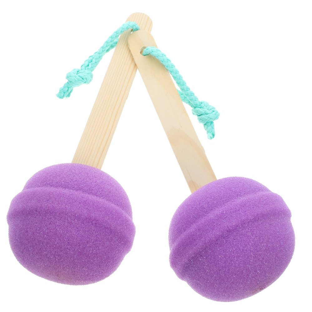 WRITWAA 2-Piece Reusable Body Massage Sponge Set with Exfoliating Function
