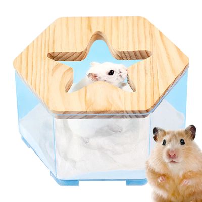 Gerbil Shower Box, Transparent Hamster Potty