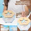Gerbil Shower Box, Transparent Hamster Potty view 2