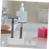 Healvian Silver 3-in-1 Zinc Alloy Razor Stand view 2