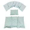 UNI Grain Heat Pad, 3-Piece Set: 80 x 18 cm 8-Chamber, 36 x 18 cm 3-Chamber and Small Cherry-Pit Pad, Mint Uni, Rapeseed view 1