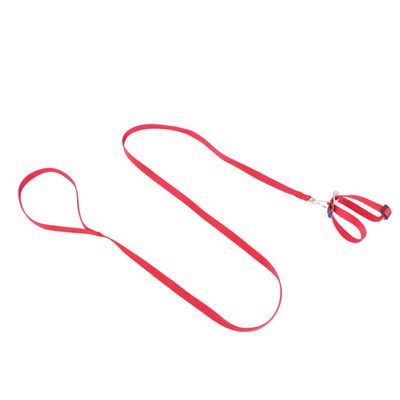 Toyvian Adjustable Pet Leash for Birds, Hamsters, Turtles, and Lizards, Red