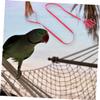 Toyvian Adjustable Pet Leash for Birds, Hamsters, Turtles, and Lizards, Red view 4