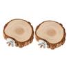 GRIRIW 2-Pack Wooden Platforms for Guinea Pigs and Mice view 1