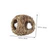 Abaodam Handwoven Natural Garden Decoration Bird Nest view 4
