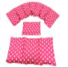 3-Piece Cherry Pit Heating Pad Set, Pink Dots view 1