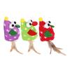Toyvian 3-Piece Plush Mouse Toys for Cats, Interactive Kitten Teething Toys view 1