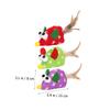 Toyvian 3-Piece Plush Mouse Toys for Cats, Interactive Kitten Teething Toys view 2