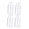 SHERCHPRY Plastic Pump Bottles for Camping and Outdoor Activities, 4-Pack, 100 ml, Leakproof Dispenser Bottles for Skincare Products view 1