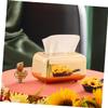 Gold ABS Plastic Tabletop Tissue Box view 2