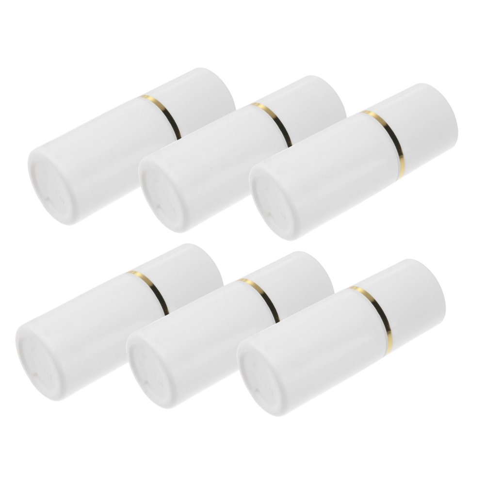 ABS Refillable Dauber Bottles, 6-Pack, 20 mL, White