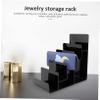 Multi-Tier Acrylic Cosmetic Organizer with Compartments view 4