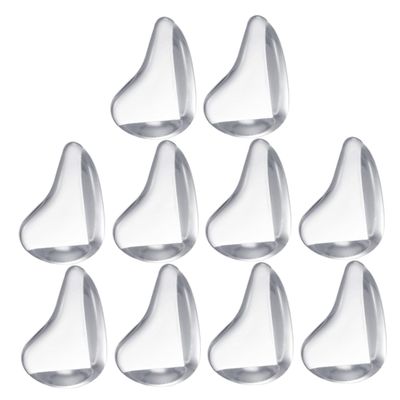 Transparent PVC Corner Protectors for Tables, 10-Pack