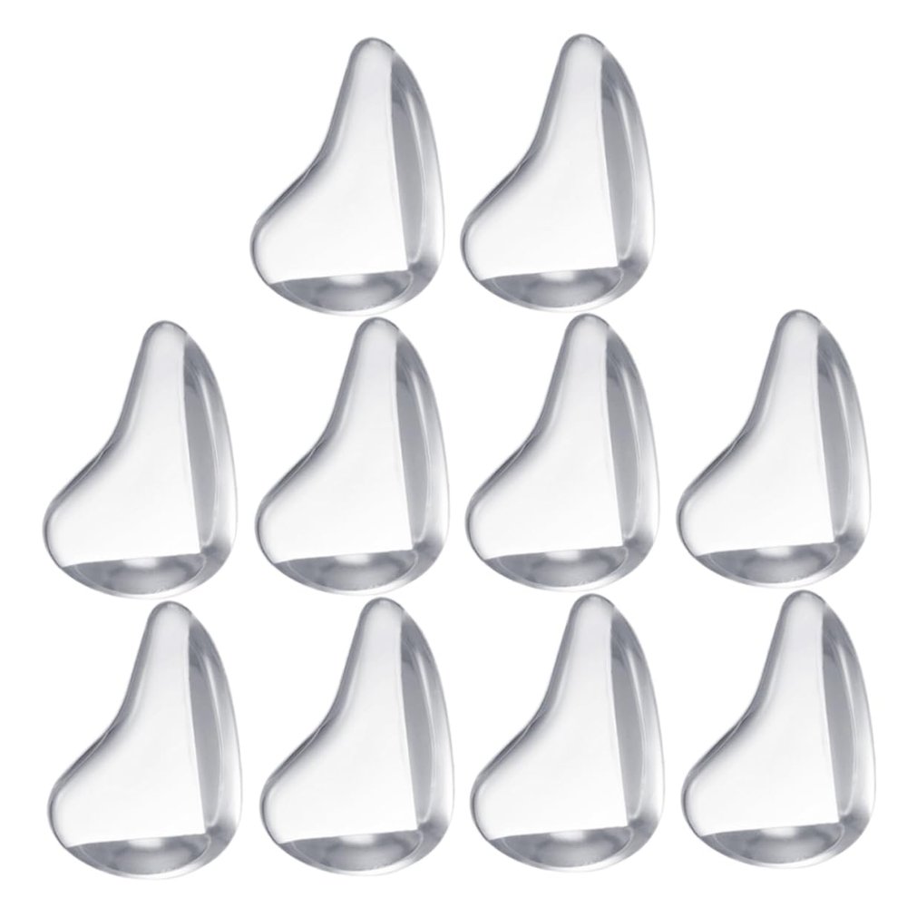 Transparent PVC Corner Protectors for Tables, 10-Pack