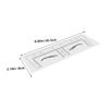 PACKOVE 100-Piece Eyebrow Balance Ruler Stencils for Makeup Positioning and Shaping view 2