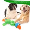ERINGOGO Green Plush Cartoon Dog Toy - Squeaky Teething Chew Toy for Puppies, Dogs and Cats view 4