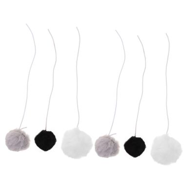 Abaodam 6-Pack Plush Cat Balls
