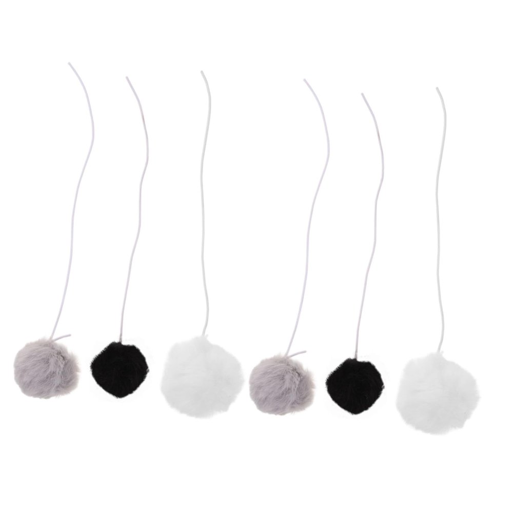 Abaodam 6-Pack Plush Cat Balls
