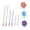 CALLARON 6-Piece Silicone Spatula Set with Long Handles view 4