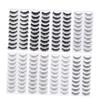 80 Pairs of 8-Design Black Synthetic Eyelashes view 1