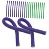 WRITWAA 2-Piece Flexible, Non-Slip Foam Hair Curlers for Women, Heatless Styling, Random Color, for Home or Travel view 1