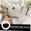 JOINPAYA Scissor Finger Rings - Flexible Silicone, Non-Slip, 8 Pack for Pet Grooming and Nail Trimming view 3