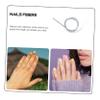 White Fiberglass Nail Extension Fiber for Natural Nail Extensions, 1 Bag view 3