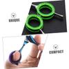 Abaodam 24-Piece Colorful Silicone Finger Rings for Scissors, Non-Slip Thumb Inserts for Dog Grooming and Hairdressers view 3