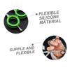 Abaodam 24-Piece Colorful Silicone Finger Rings for Scissors, Non-Slip Thumb Inserts for Dog Grooming and Hairdressers view 4