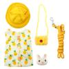 WEKAMOS Full Protection Cotton Harness Set with Hat and Bag - Yellow Bunny Design view 1