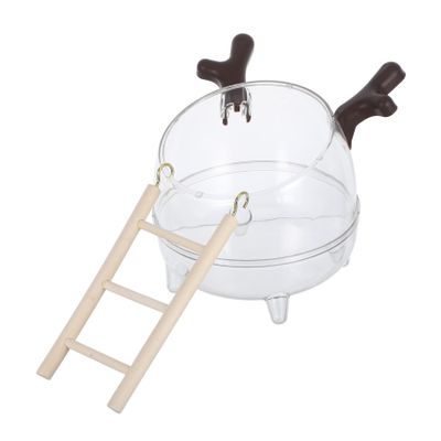 Hemobllo Hamster Bath Accessories with Ladder