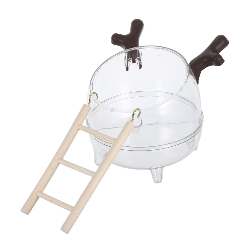 Hemobllo Hamster Bath Accessories with Ladder