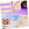 WOONEKY Hamster Ladder for Small Animals, Beige view 2