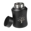 SEWOART Pet Urn for Cat and Dog Ashes, Stainless Steel, Black view 1