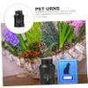 SEWOART Pet Urn for Cat and Dog Ashes, Stainless Steel, Black view 3