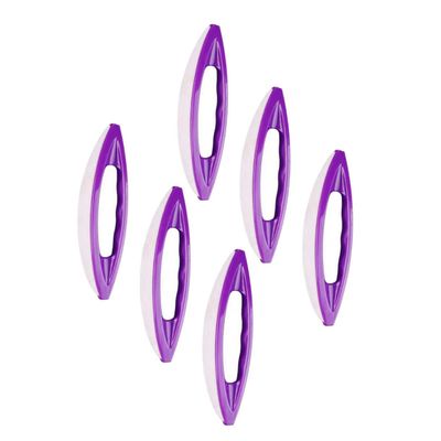 Nail Art Polishing Tool, Purple, ABS Plastic