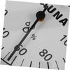Stainless Steel Sauna Hygrometer Thermometer, Silver view 3