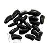 ifundom 20 Pack Cat Nail Caps Black view 3