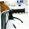 Wheelchair Handles, 2-Pack, Black PVC Grip Sleeves, 25 mm view 4