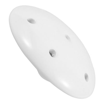 White Ceramic Urinal Strainer Stopper for Public Restrooms, Secure Fit